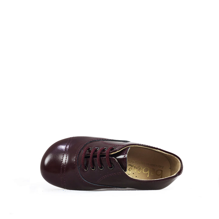 Lace-up shoe burgundy