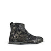 Black floral boot