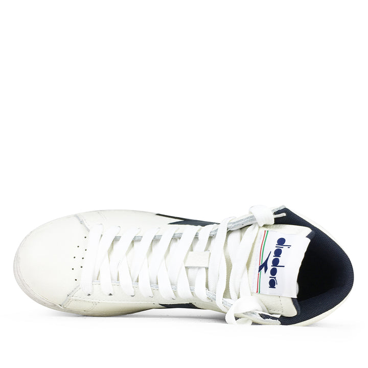 Sneaker wit / blauw