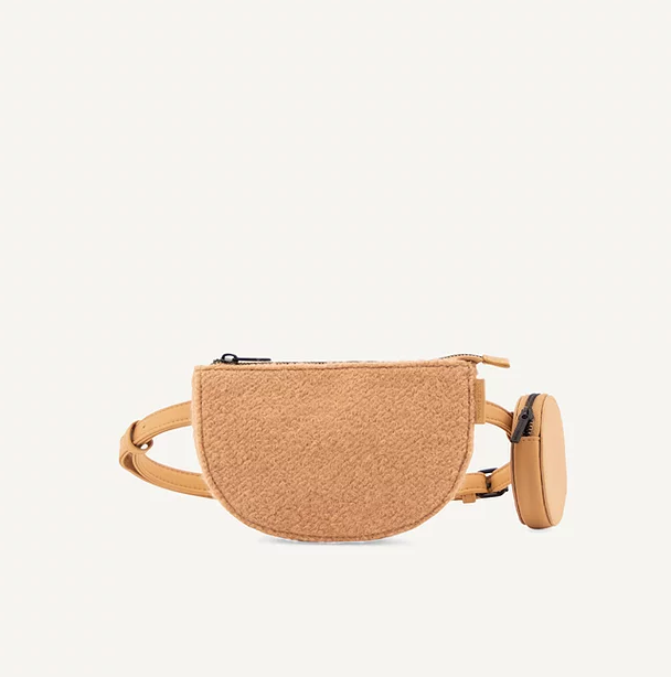 Toho belt bag wool cashew