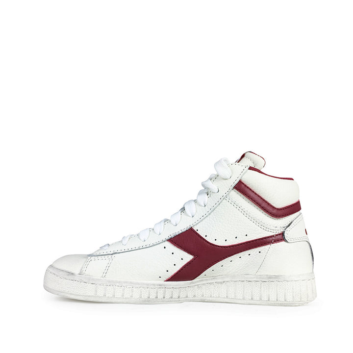 Sneaker white / burgundy