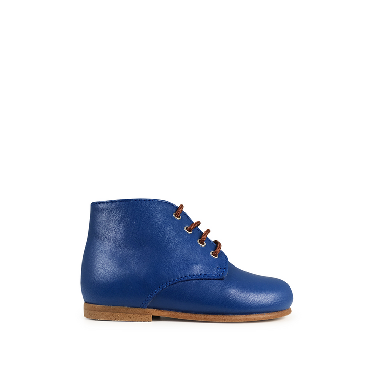 Lace-up shoe blue