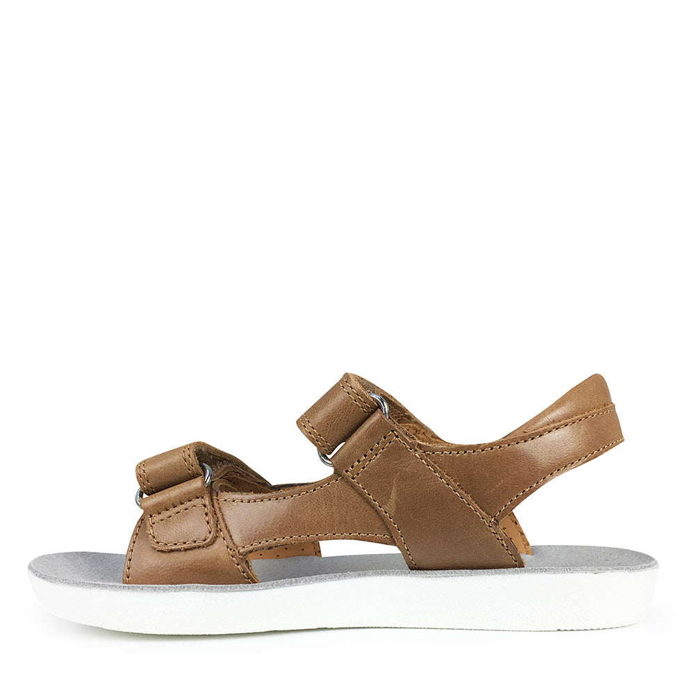 Brown velcro sandal