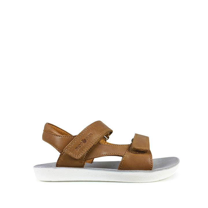 Brown velcro sandal