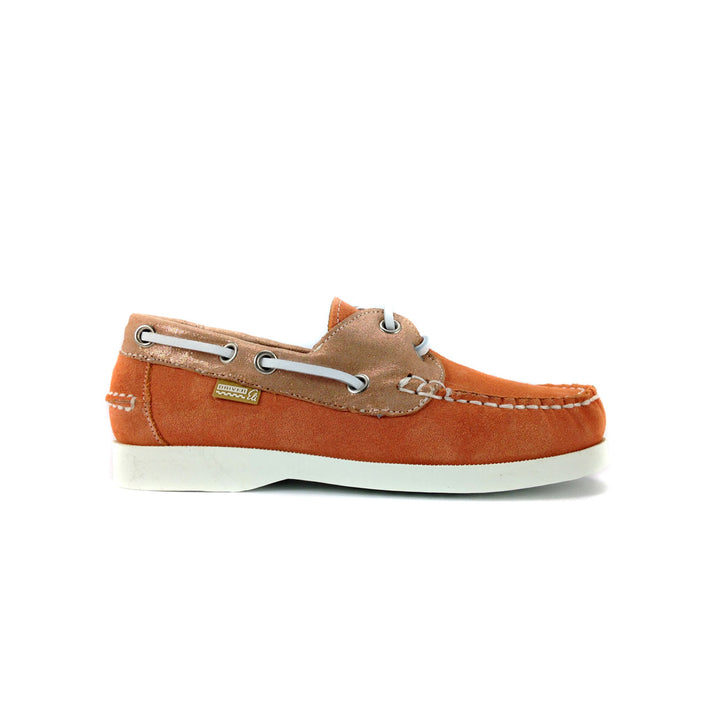 Boat shoe orange/brown