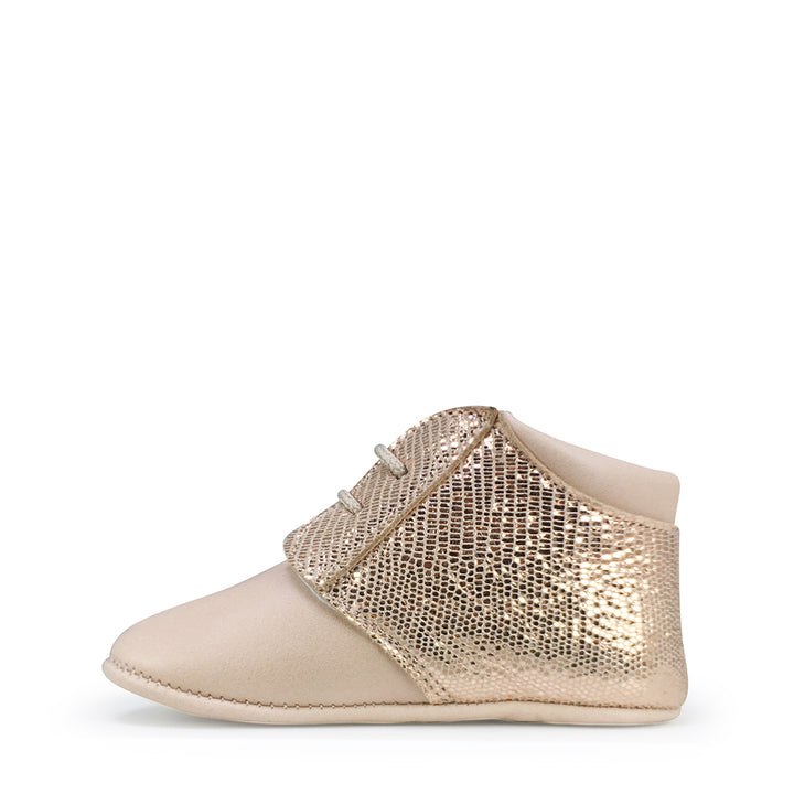 Préstap shoe in nude color with glitter