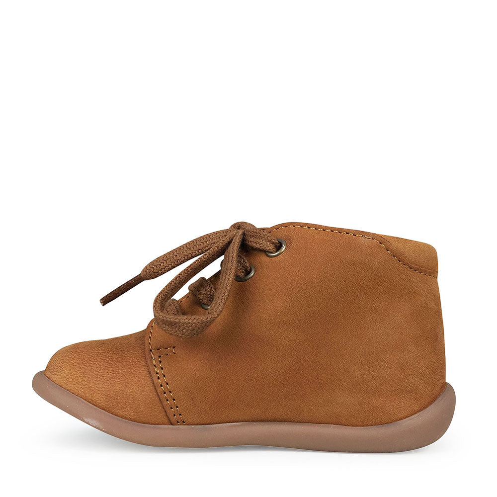 Stand up bottine in camel color