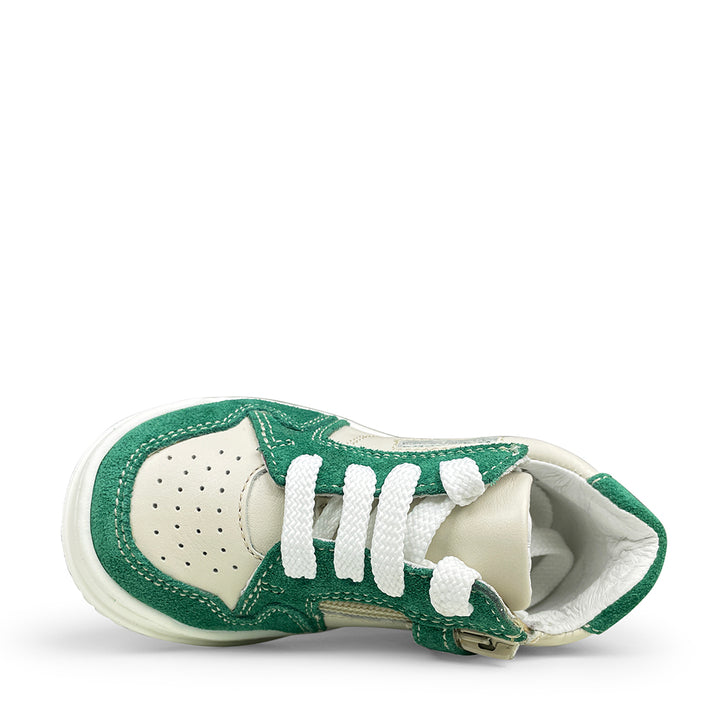 Sneaker wit en groen