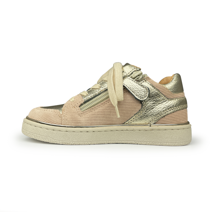 Sneaker roze en platina