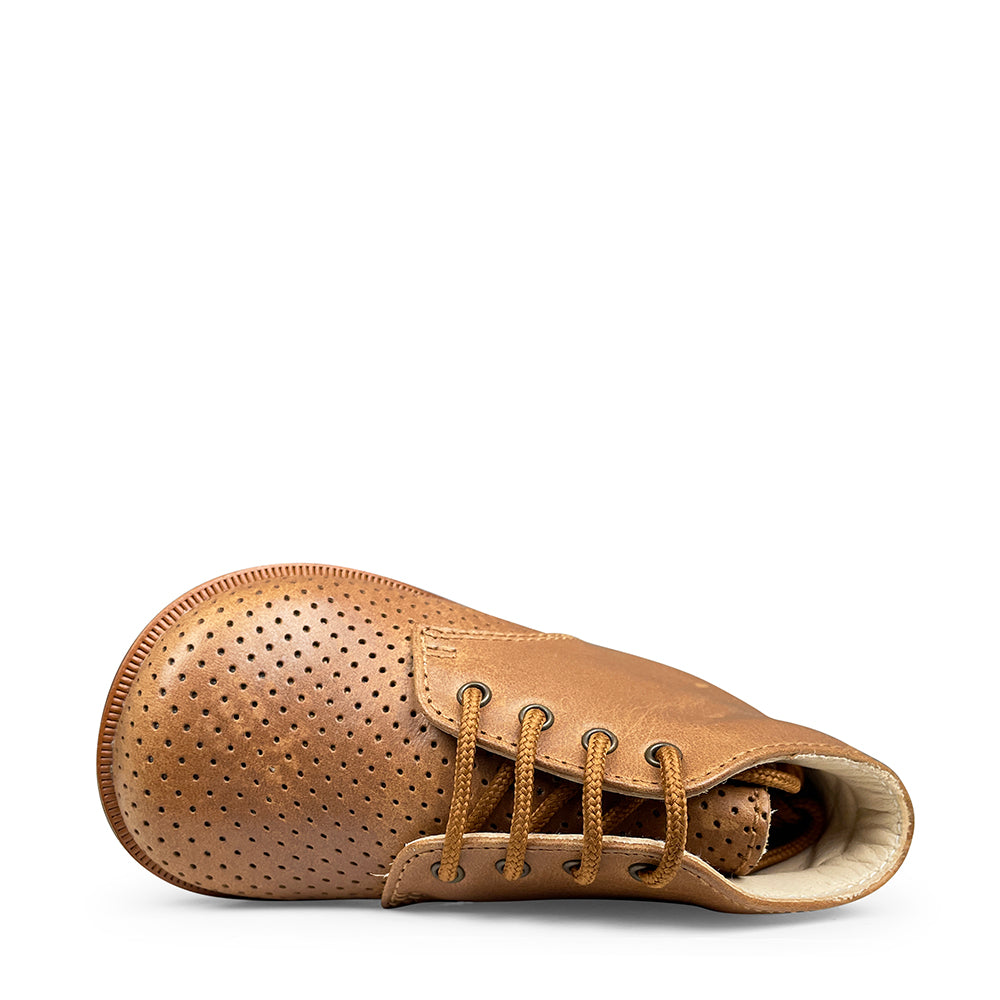 Lace-up shoe brown/taupe