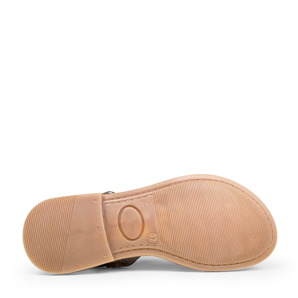 Sandal blue/brown