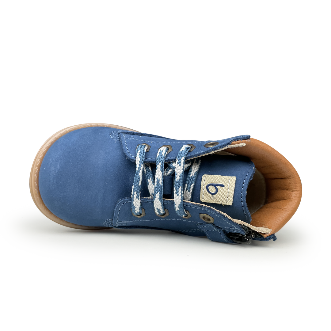 Blauwe veterbottine