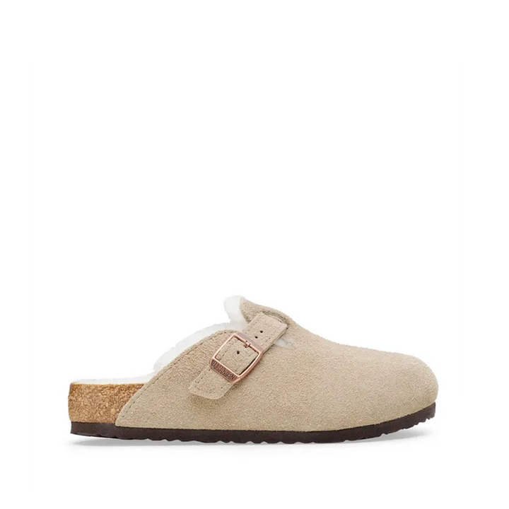 Boston Kids taupe met wol