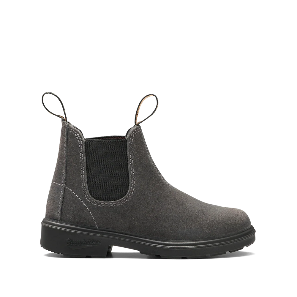 Laars Kids 2594 waxed Suede steel grey