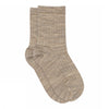 Cotton Rib Socks - lichtbruin
