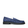 Loafer blauw leopard