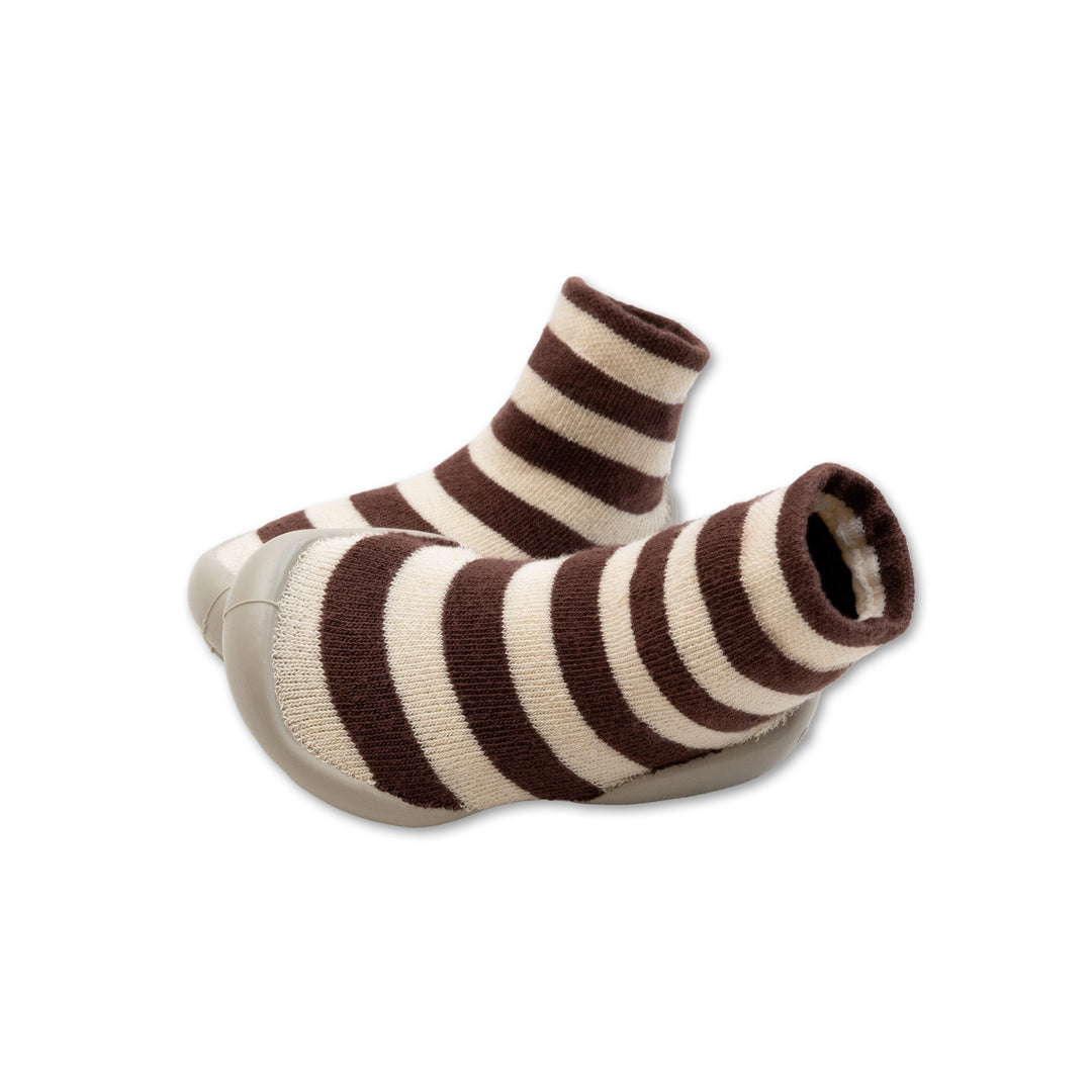 Rayures Chocolat Sokpantoffel