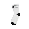 The Mercer Socks Stripe wit/blauw
