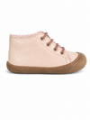Prestapper Naturino cocoon lakroze met glitter en fijne details