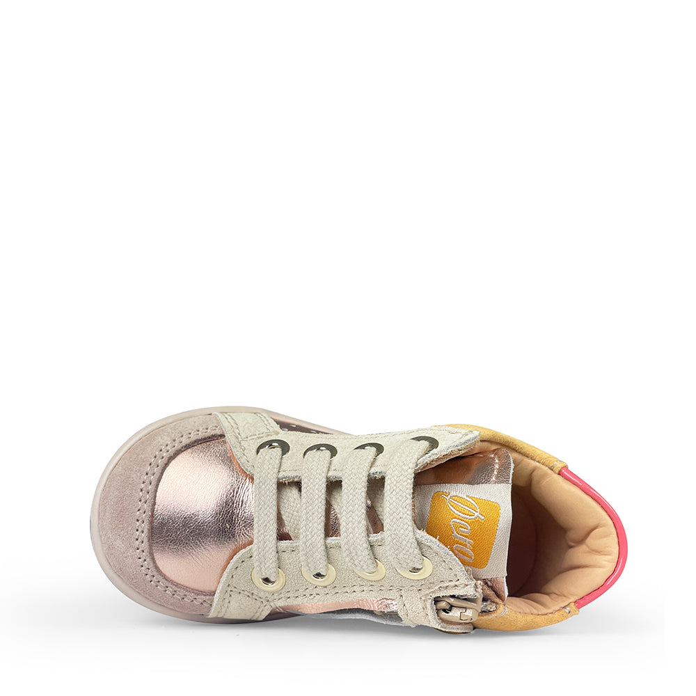 Sneaker roze metallic