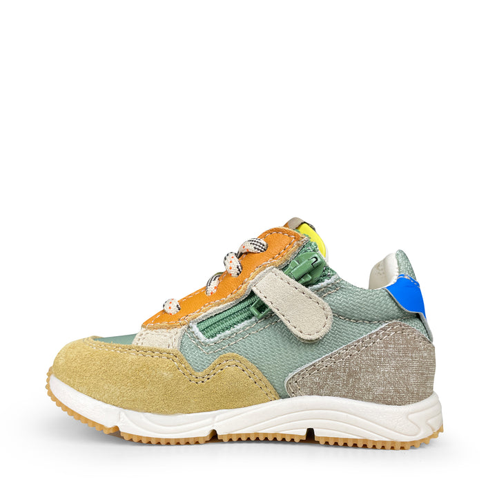 Sneaker beige / green