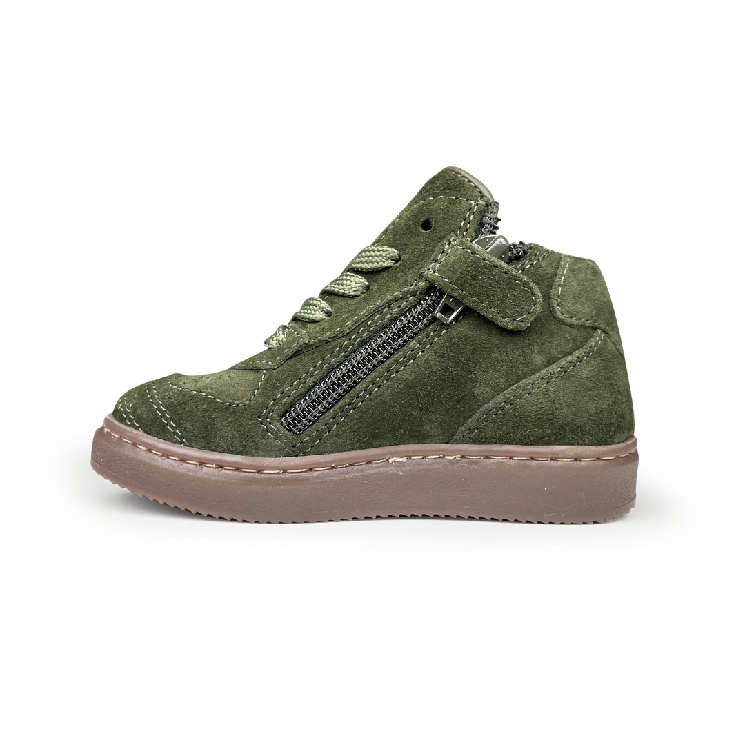 Donkergroene sneaker