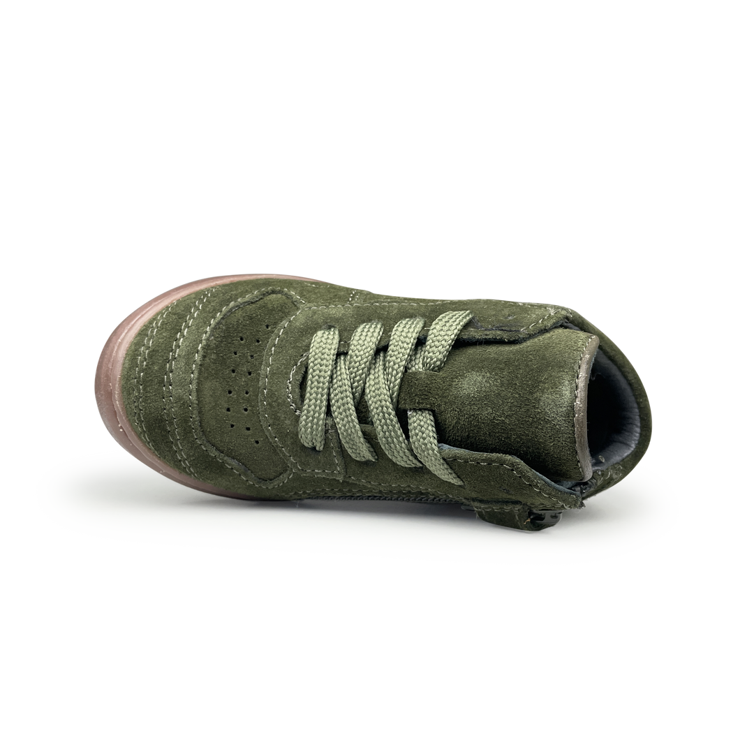 Donkergroene sneaker