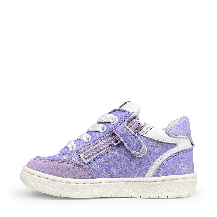 Sneaker lila en wit