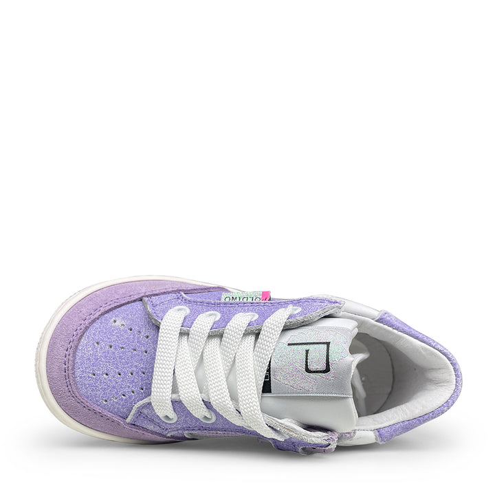 Sneaker lila en wit