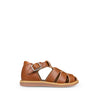 Gesloten sandaal camel