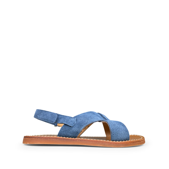 Sandal beach stitch cross camel