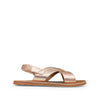 Sandal beach stitch cross camel