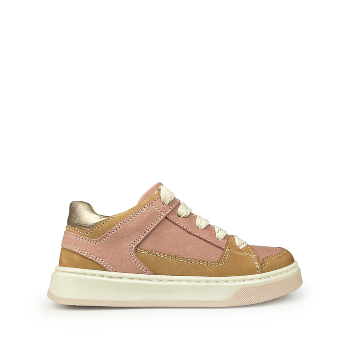 Sneaker roze en bruin