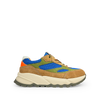 Runner met blauw, bruin en groen