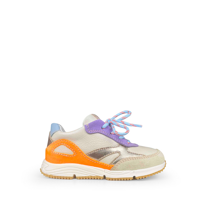 Runner paars, oranje, blauw en metallic