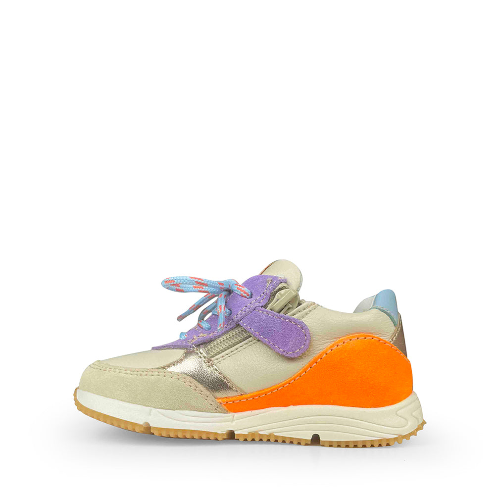 Runner paars, oranje, blauw en metallic