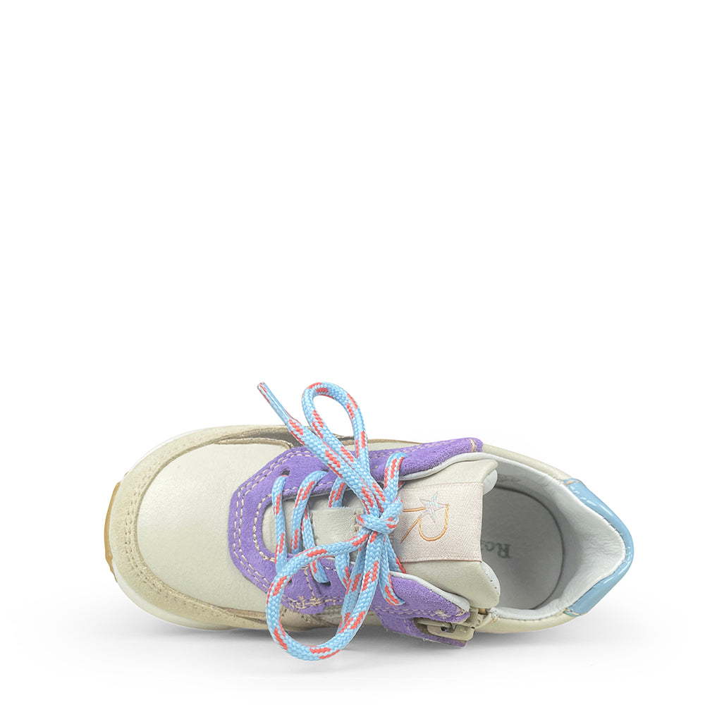 Runner paars, oranje, blauw en metallic