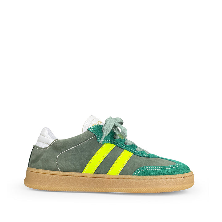 Sneaker groen geel