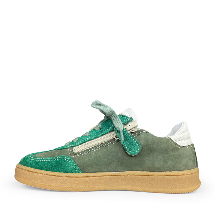 Sneaker groen geel