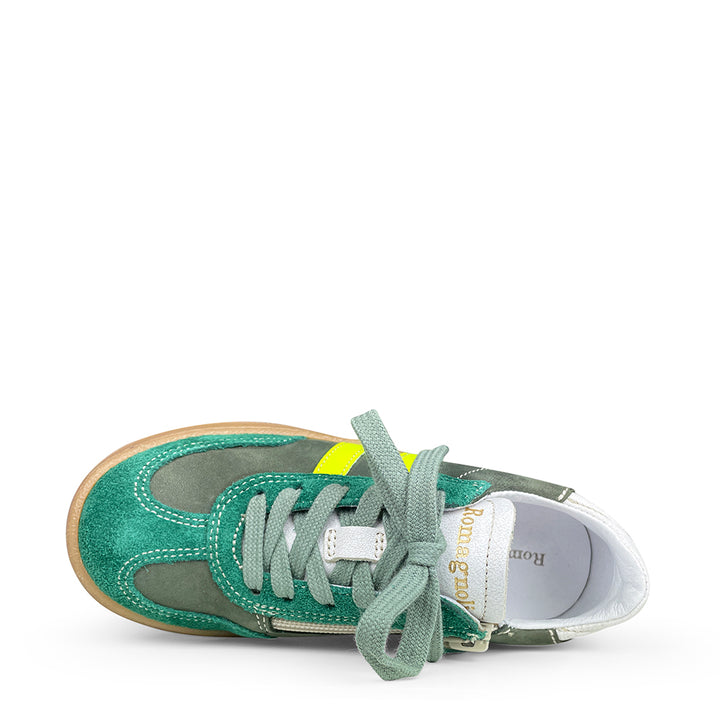 Sneaker groen geel