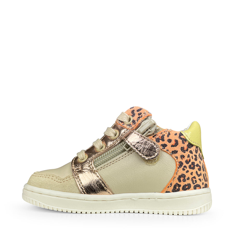 Sneaker platina leopard