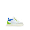 Sneaker wit blauw groen