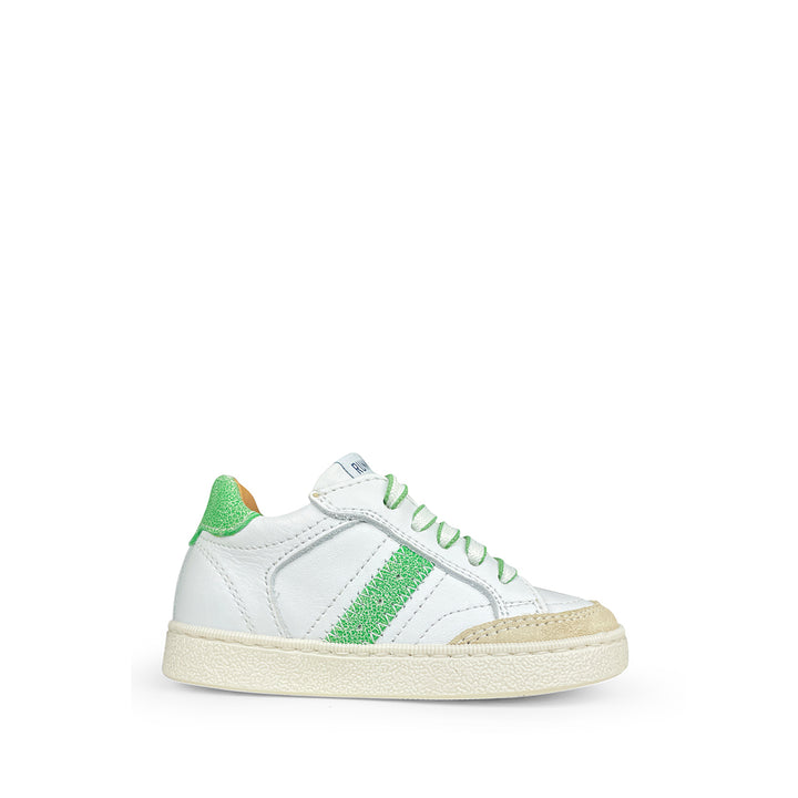 Sneaker wit groen