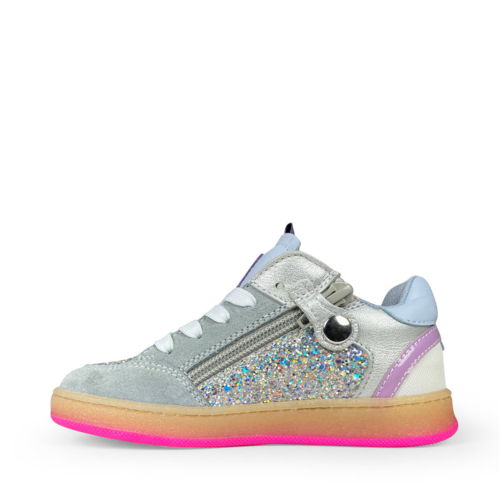 Sneaker zilver glitter