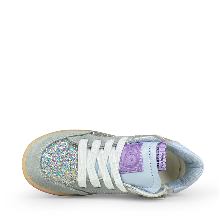 Sneaker zilver glitter