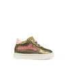 Sneaker goud met roze