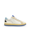 Sneaker wit en blauw