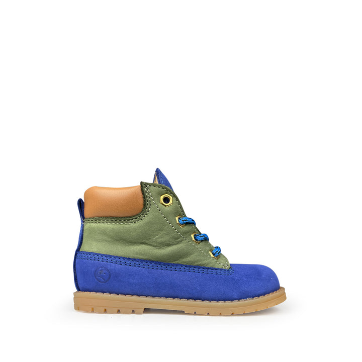 Veterbottine blauw en groen