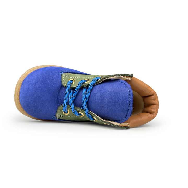 Veterbottine blauw en groen