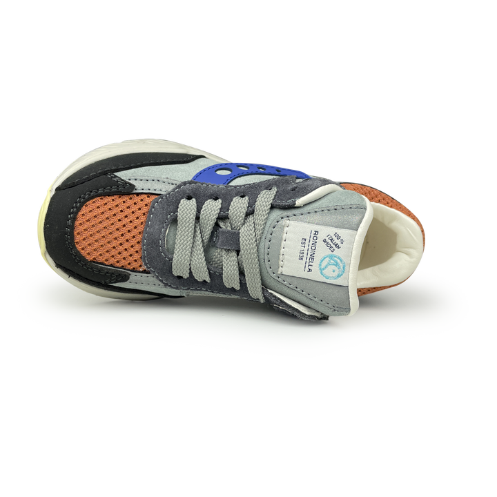 Runner blauw en grijstinten